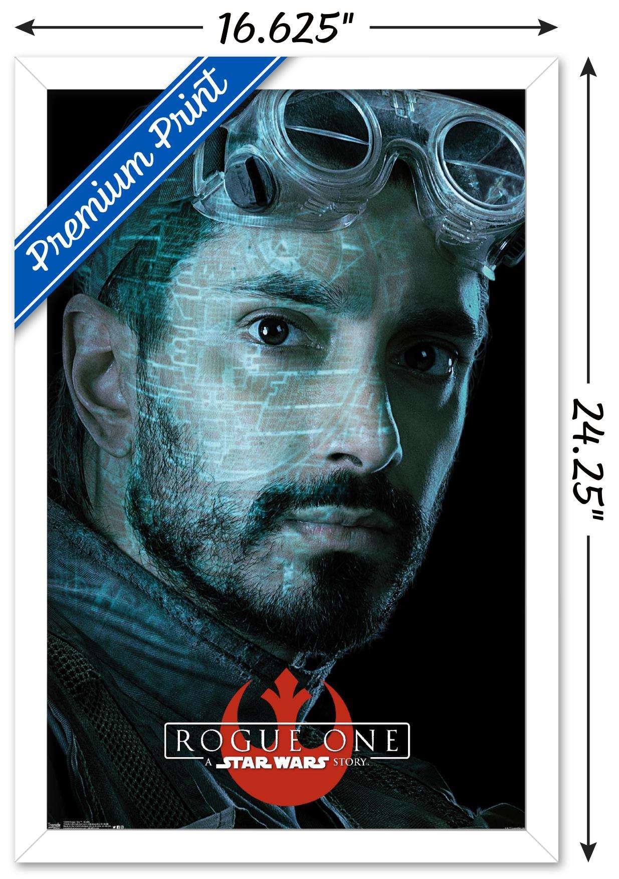 Star Wars: Rogue One - Bodhi Wall Poster, 14.725" x 22.375", Framed