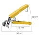 thumbnail image 3 of Matsuzay Feiqiong Cool Plate Tongs Anti escaldado Hot Bowl Retriever Pinzas Clip Suministros de cocina de acero inoxidable Plate Tongs Nuevo Cocina y Comedor Amarillo común Matsuzay JJ24185-01, 3 of 6