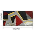 thumbnail image 2 of 63 x 90 inch Modern Large Area Rug for Indoor Livingroom, Washable Geometric Floor Carpet, Anti-skid Kitchen Rug in Home, Easy to Clean for Hallway Bedroom, 2 of 7