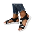 thumbnail image 3 of Willtoo Womens Mesh Walking Sandals Open-Toe Summer Hollow Out Breathable Athletic Sandals Beach Casual Loose Outdoor Shoes, 3 of 6