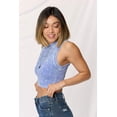 thumbnail image 3 of Zenana Casual Washed Ribbed Round Neck Tank, 3 of 4