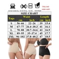 thumbnail image 3 of LELINTA Women Butt Lifter Thong Shapewear Panties Waist Trainer Body Shaper Tummy Control Shapewear Slim Smooth Panty,Size S-2XL Black/Beige, 3 of 8