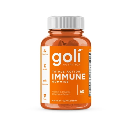 Goli Nutrition Immune Gummies, 60 Count, Vitamin C Unisex