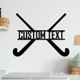 thumbnail image 5 of Handmadetneonsign Field Hockey Name Metal Wall Art LED Light, Hockey Sport Name Metal Sign Decor, 5 of 5