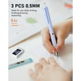 thumbnail image 7 of Nicpro 3PCS Pastel Mechanical Pencil Set, 0.5mm Mechanical Pencils with 6 Tube HB Lead 0.5mm, 3 Eraser and 9 Eraser Refill & Case, 7 of 7