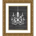 thumbnail image 1 of Robinson, Tamara 15x18 Gold Ornate Wood Framed with Double Matting Museum Art Print Titled - Chandelier Bird II, 1 of 4