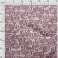 thumbnail image 3 of oneOone Cotton Jersey Dusty Rose Fabric Abstract Face Fabric For Sewing Printed Craft Fabric By The Yard 58 Inch Wide, 3 of 6