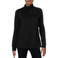 thumbnail image 2 of 32 DEGREES Women's Fleece Quilted Funnel-Neck Top, Heather Charcoal Large - NEW, 2 of 2