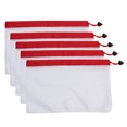thumbnail image 1 of 5 Pcs Sac en Filet pour Légumes et Fruits Pochette à Cordon pour Pommes de Terre Filet de Rangement Lavable Réutilisable Pliable pour Jouets, 1 of 9
