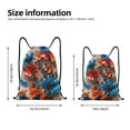 thumbnail image 3 of Bingfone 3D Butterfly Drawstrings Backpacks Bags for Men Women Gym Drawstrings Bag-Small, 3 of 8