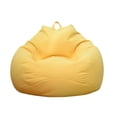 thumbnail image 1 of Vensio - Housse de Petit Fauteuil Poire Jaune pour Adultes et Enfants, Protecteur de Mobilier de Repos Réutilisable pour l'Intérieur, Sac de Rangement de Remplacement Lavable pour Toutous pour Salon, Dortoir et Salle de Jeux, 1 of 6