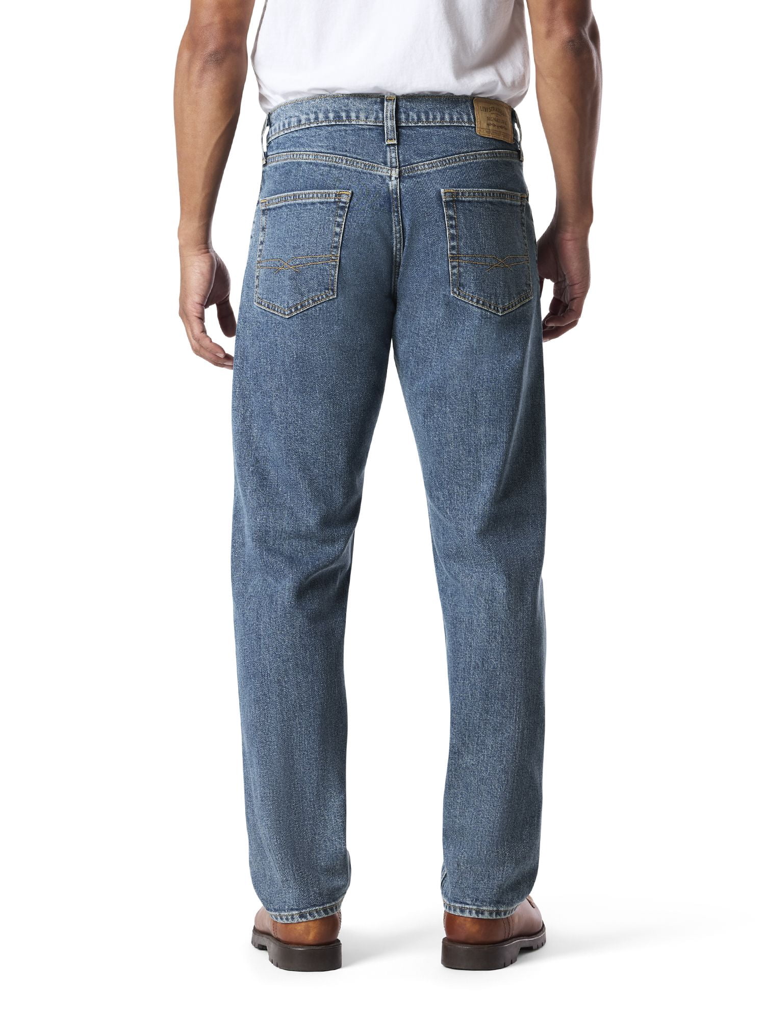 Levi Strauss Signature Men's and Big and Tall Relaxed Taper Jeans