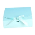 thumbnail image 3 of HILABEE Gift Box with Lid Bridesmaid Proposal Box Bakery Favor Box Treat Box Rectangle Paper Gift Box for , Blue, 3 of 8