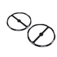 thumbnail image 3 of 2 Piezas  Cuerno Parrilla Recortar Tapas Redondas Compatible Para Touring Trike 1996-2013 Moto Soledad Anillo de la cubierta del altavoz de la motocicleta, 3 of 9