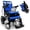 Blue, variant on 330 lbs Weight Capacity, Long Battery Range, Electric Wheelchairs for Adults, US Based Premium Customer Support, Remote Controlled Lightweight Wheel Chair for Seniors, IQ-8000 by Majestic