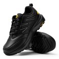 thumbnail image 1 of FitVille-zapatos anchos para hombre, zapatillas impermeables para senderismo, trabajo al aire libre, senderismo, sendores, con soporte para arco para aliviar el dolor en el talón, 1 of 5
