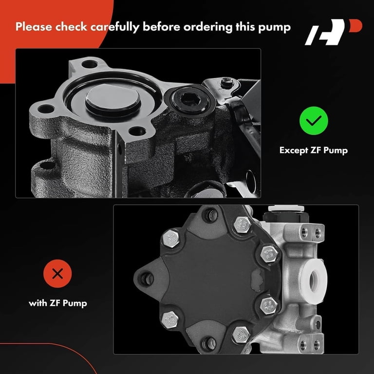 Power Steering Pump w/ Reservoir for 2003-2005 2006 2007 Dodge Ram 2500 3500
