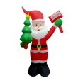 thumbnail image 1 of Papá Noel Inflable Navideño Resistente A La Intemperie, Decoración Navideña Para Patio, Estilo C, 1 of 9