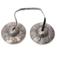 thumbnail image 1 of Campana de platillo de latón del budismo tibetano, campana de meditación de yoga, pequeño instrumento de percusión, 1 of 7