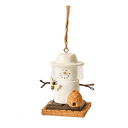Ganz Smores Bee Keeper Snowman Plastic Holiday Christmas Ornament