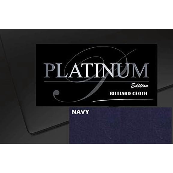 DB Entertainment Company Platinum Edition Billiard Pool Table Fabric Cloth Bed and Rails Pre-Cut (18 Colors) 7' 8' 8'OS 9' 10' Tables (Navy, 8' Oversize Billiard Pool Table Cloth)