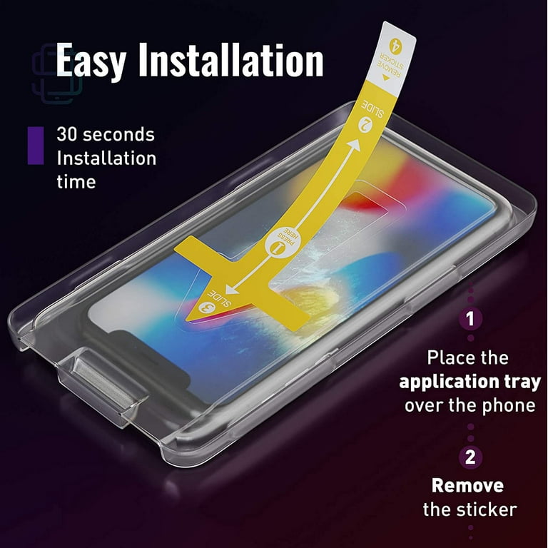 Auto Alignment Dust Removal Screen Protector for Samsung Galaxy