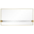thumbnail image 4 of "Gleaming Horizon Wall Mirror" 40"x80" with Textured Acrylic Embellished, on Gold Iron Frame, 4 of 12