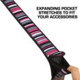 thumbnail image 4 of TrueSHOT Camera Strap with Pink Stripe Neoprene Design and Accessory Storage Pockets by USA Gear, 4 of 9