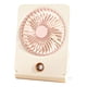 thumbnail image 2 of Ventilador de pared y escritorio recargable por USB con humidificador | 3 velocidades ajustables, batería de 2400 mAh, ventilador portátil para el hogar, la oficina, la cocina y el exterior, 2 of 8