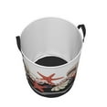 thumbnail image 3 of Fotbe Laundry Hamper With Durable Leather Laundry Basket Starfishes Shells Thickened Waterproof Round Collapsible Laundry Hamper, Dirty Clothes Laundry Basket, 3 of 8