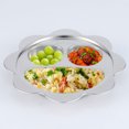 thumbnail image 2 of Assiette Compartimentée en Acier Inoxydable Assiette pour Enfants Assiette Compartimentée pour Enfants Assiette Décorative pour Manger, 2 of 6