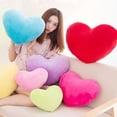 thumbnail image 4 of BAELLERT Plush Love Heart Pillow Soft Romantic Heart Shaped Throw Sleeping Cushion Stuffed Toy Sofa Couch Bed Decoration Valentine's Day Girlfriend Kids Gift, 4 of 7