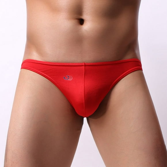 TIHLMK Men Underwear Lettre Vendu Couleur Boxer Shorts Bulge Pochette Sous-Vêtements