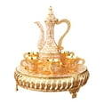 thumbnail image 3 of Juego de tetera, juego de café chino con tazas para beber, juego de tazas de té de lujo, juego de servicio para fiesta, dormitorio, casa de vacaciones y dorado, 3 of 8