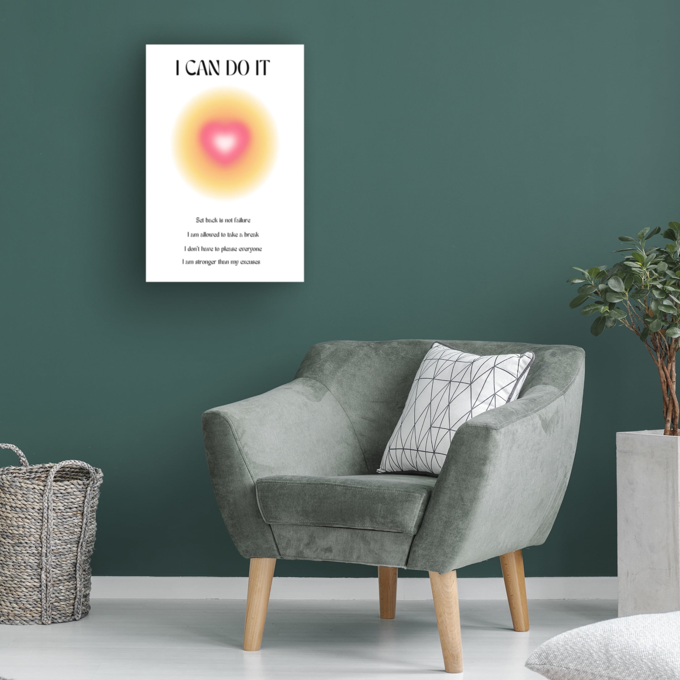 Trademark Fine Art Amelie Motivational Aura Poster Canvas Wall Art