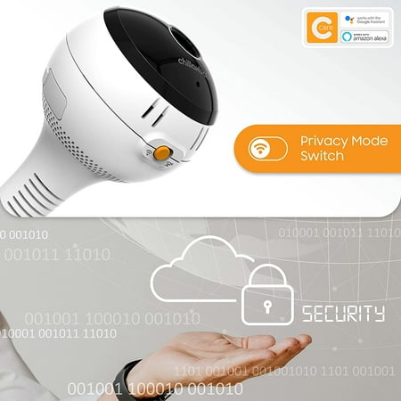 Chillax - Giraffe Pro WiFi Baby Monitor with Gooseneck Camera and 4.3" Parent Unit - White