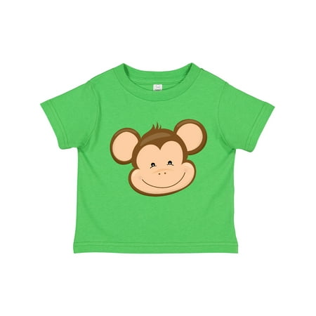 

Inktastic Cute Monkey Head Gift Toddler Boy or Toddler Girl T-Shirt
