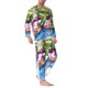 thumbnail image 2 of Fotbe Alligator Donut Pool Float Pijama de Hombre con Estampado de Manga Larga, Conjunto de 2 Piezas, Ropa de Dormir Suave y Cómoda con Bolsillos-X-Large, 2 of 7