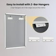thumbnail image 3 of 20”X30” Gold Bathroom Mirror, Rounded Rectangle Gold Frame Mirror, Brushed Gold Bathroom Vanity Mirror Wall-Mounted, Anti-Rust, Hangs Horizontally or Vertically, 3 of 4
