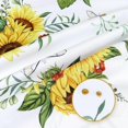 thumbnail image 4 of Sunflower Tablecloth Yellow Floral Table Cloth for Rectangle Tables Summer Spring Tablecloth Indoor/Outdoor Stain and Wrinkle Resistant Table Cloth for Easter Picnic and Kitchen 60"x84", 4 of 6