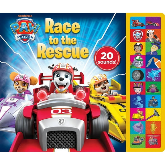 Paw Patrol: Race to the Rescue Sound Book (Paperback)