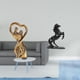 thumbnail image 2 of Escultura Romántica Para Amantes, Regalo De Aniversario Con Adorno De Caballo Para Dormitorio, Paisaje, Decoración Para Familia Y Novias., 2 of 8