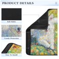 thumbnail image 4 of 2 Car Seat Belt Covers M Size 10*7.7 Inches Car Seat Belt Shoulder Pad Backpack Shoulder Pad Stroller Belt Cover White Smiling Dog, 4 of 8