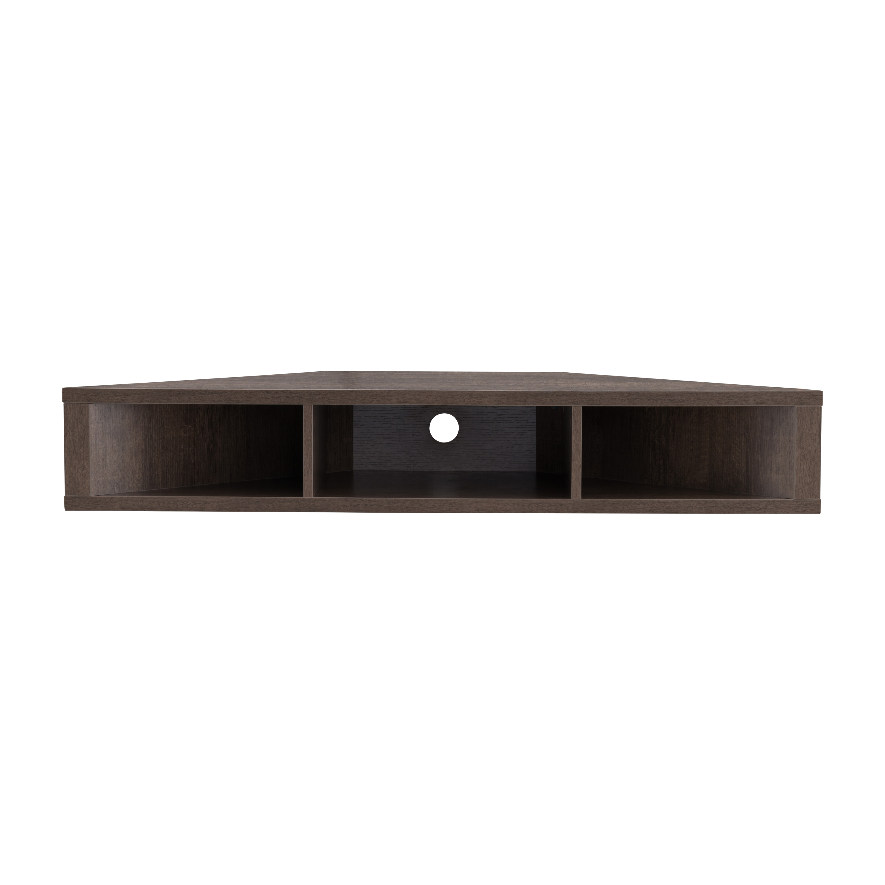 Furniture of America Emmeline 3-Shelf Floating TV Stand, 46", Walnut Oak