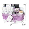thumbnail image 5 of Christmas Gifts for Women - 22-Piece Luxury Lavender Bath and Body Gift Basket Set for Women, Spa Gift Baskets Set with Bath Bomb | Self Care Mothers Day Birthday Gift Sets for Her, Bridal Shower, 5 of 6
