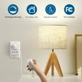 thumbnail image 4 of DEWENWILS Plug-in Dimmer Switch for Dimmable LED/CFL Lights, Lamp Dimmer Plug-in Switch with Remote, 100FT Remote Control Range, 4 of 7
