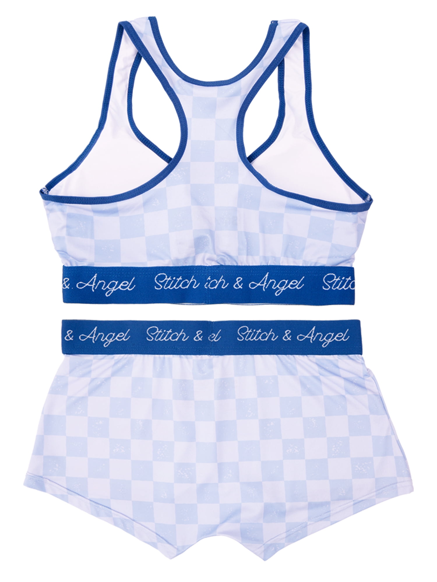 Stitch Woman's and Juniors Racerback Bra & Boyshort Underwear set, 2-Pack, Size S-XL