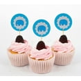 thumbnail image 1 of Darling Souvenir, Elephant Cupcake Toppers, Birthday/ Baby Shower Party Dessert Decorations - Pack Of 20, 1 of 3