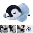 thumbnail image 3 of KAKOWELY Juguete de pingüino de peluche Juguete de pingüino de peluche flexible Juguete de peluche de dibujos animados Juguete de peluche de pingüino, 3 of 3