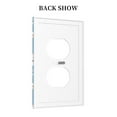 thumbnail image 2 of Fotbe Cows Milk Print Duplex Receptacle Wall Plate, 1-Gang 5.0" x3.0" Wall Outlet Covers, Dual Outlet Faceplates Covers, Color-matched Screws Included-Style S, 2 of 6